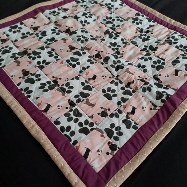 Handmade Patchwork dog blanket