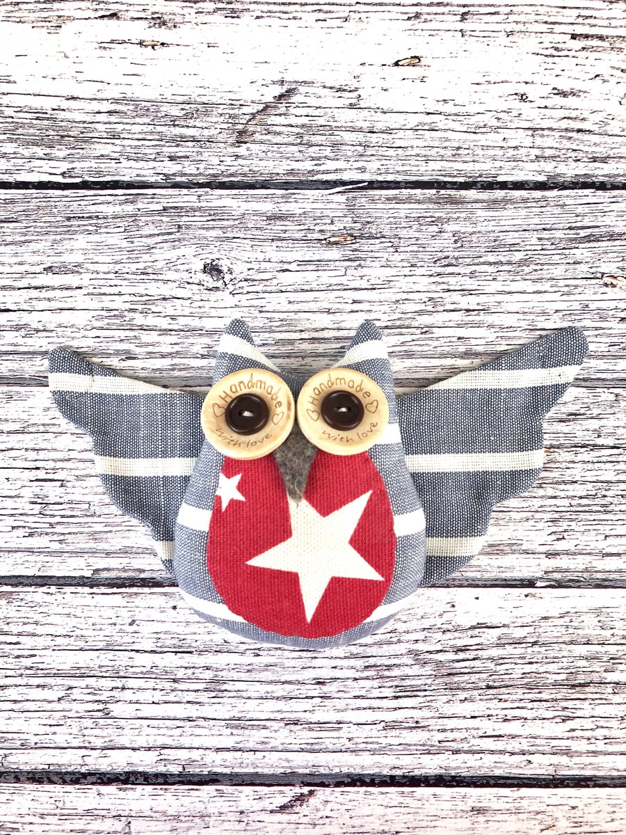 Flying Owl Fridge Magnet