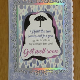 My Umbrella - A5 Get Well Soon Card