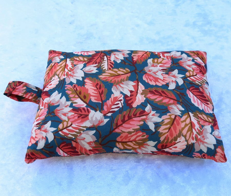Mouse wrist rest, wrist support, made from Liberty Tana Lawn, autumn