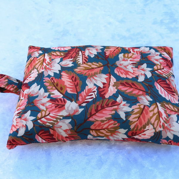 Mouse wrist rest, wrist support, made from Liberty Tana Lawn, autumn