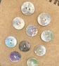 10 Abalone Paua Shell Buttons 16mm - Image 3