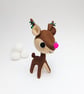 Festive Reindeer Christmas ornament