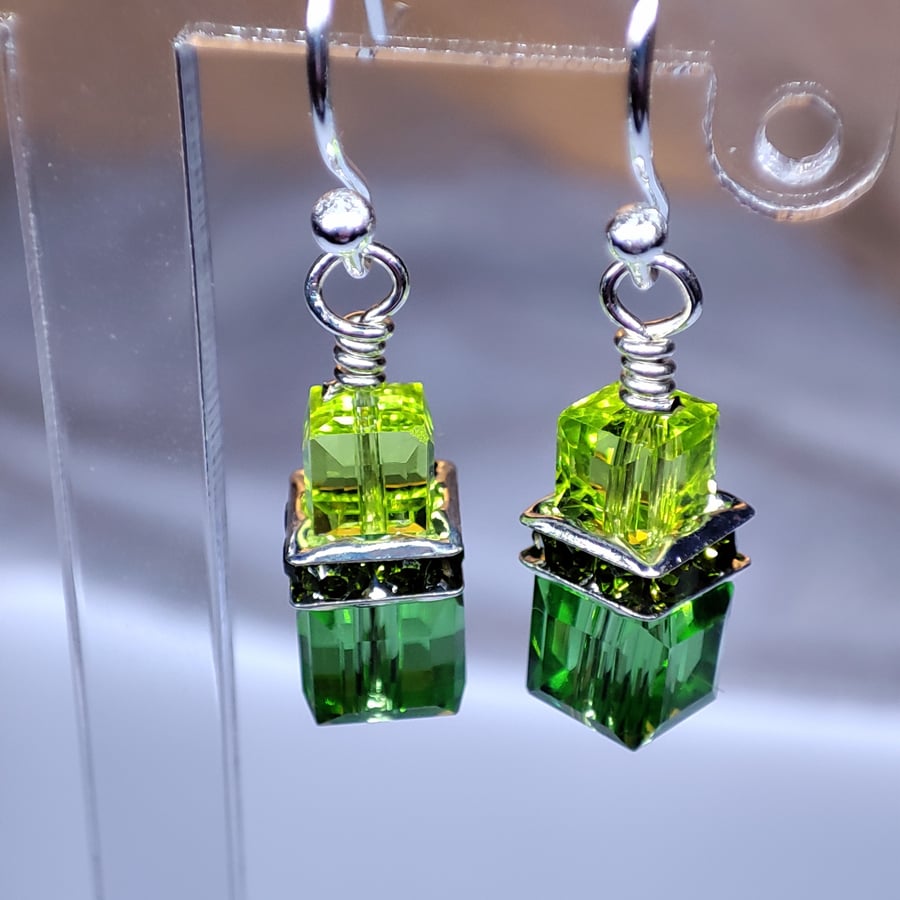 Glass Crystal earrings 
