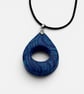 Blue and Turquoise Marbled Glasses Holder Necklace - Image 7