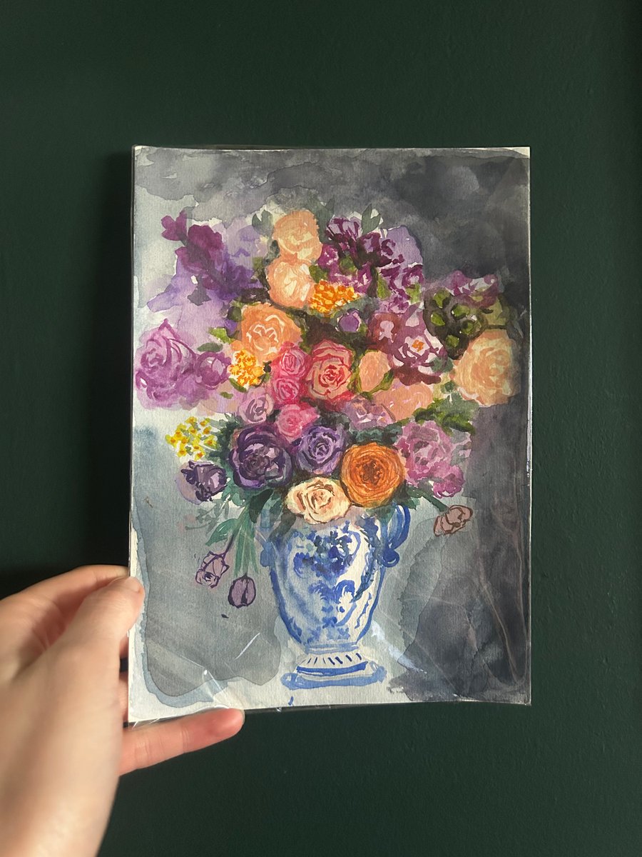 Bouquet in watercolours