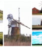 A5 Greeting Card Windmills 