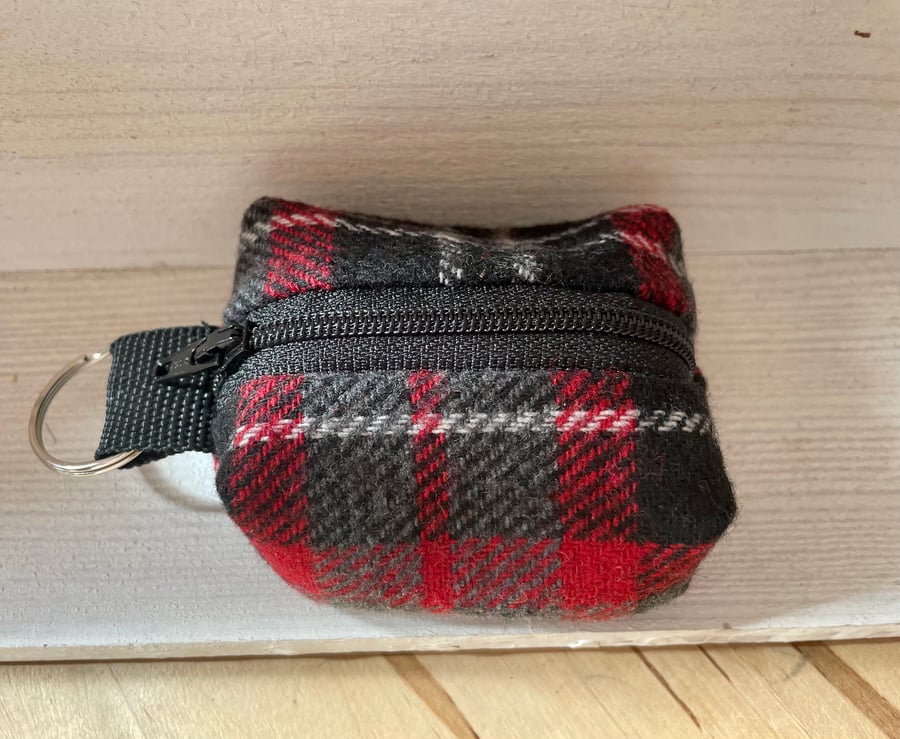 Key ring with tartan pouch  UK delivery free