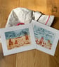 A Day at the beach part 1 - Cornwall holiday - handmade print - Image 5