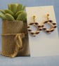 Geometric Open Diamond Earrings - Image 3