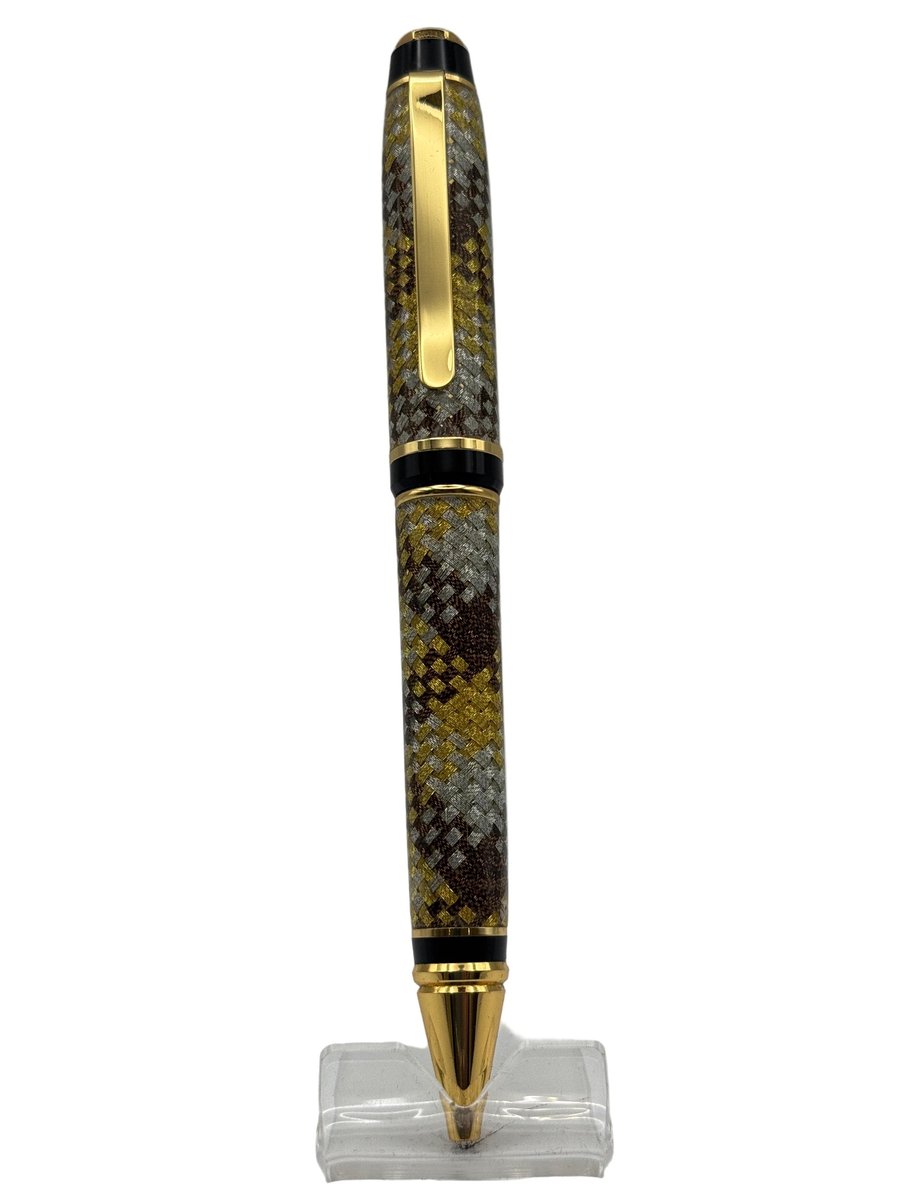 Pillar Ballpoint Pen - Fabric Weave