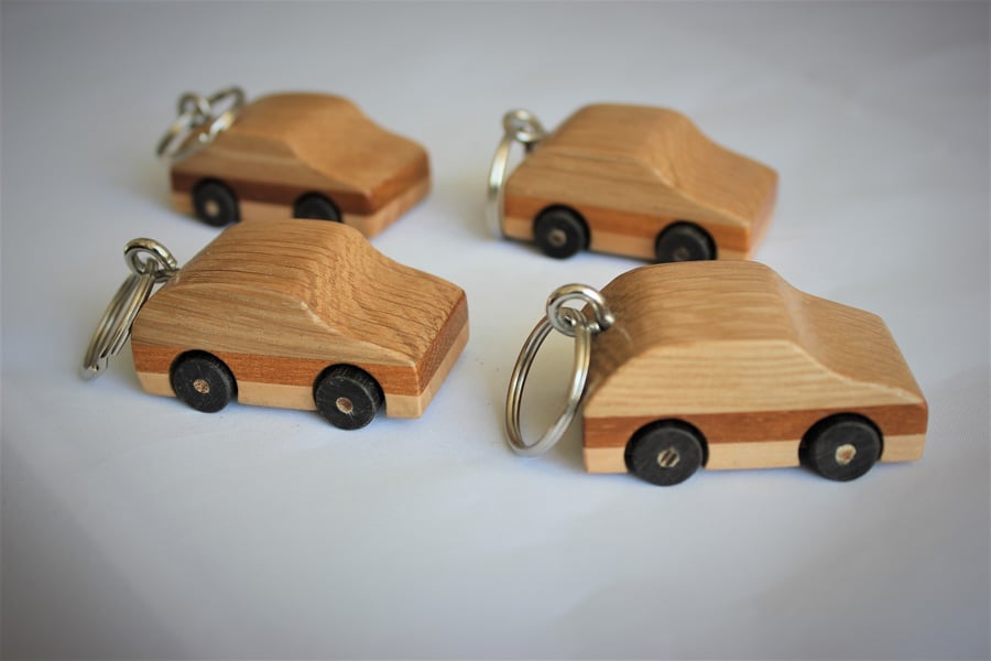 Wooden Car Keyring 2