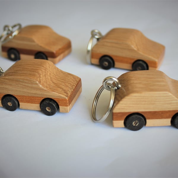 Wooden Car Keyring 2