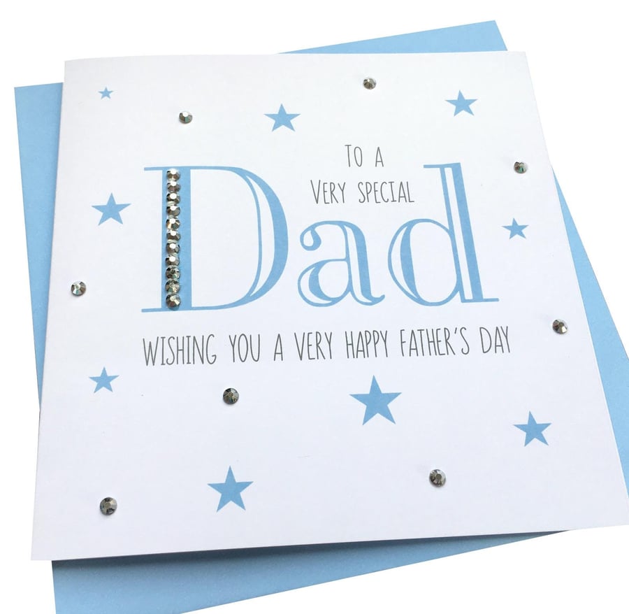 Personalised Handmade 'Dad' fathers day card