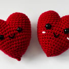 Adorable Crochet Heart - Kawaii Amigurumi
