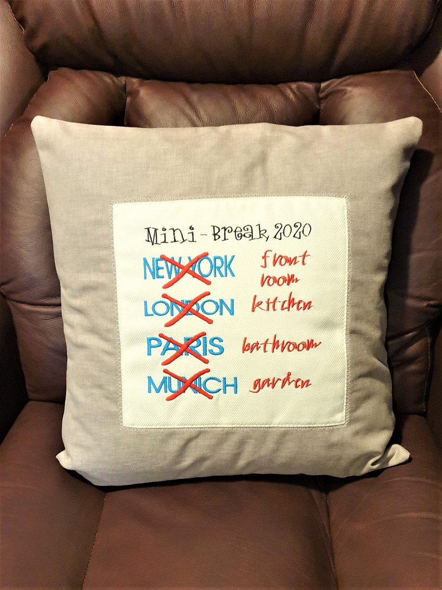 Lockdown 2020 Cushion Cover, novelty cushion cover, home decor