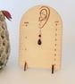 Sterling Silver Fused Glass and Agate Dangle Earrings - Image 8