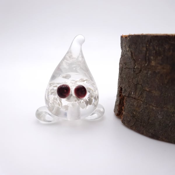 small glass wisp figure