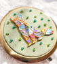 Mosaic Fox Double-sided Pocket Mirror - Image 2
