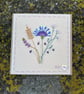 HAND EMBROIDERED MEADOW FLOWERS CARD - Image 4