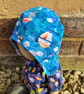 Reversable Bike Helmet Hat Baby Toddler - Sheep & Boats - Image 3