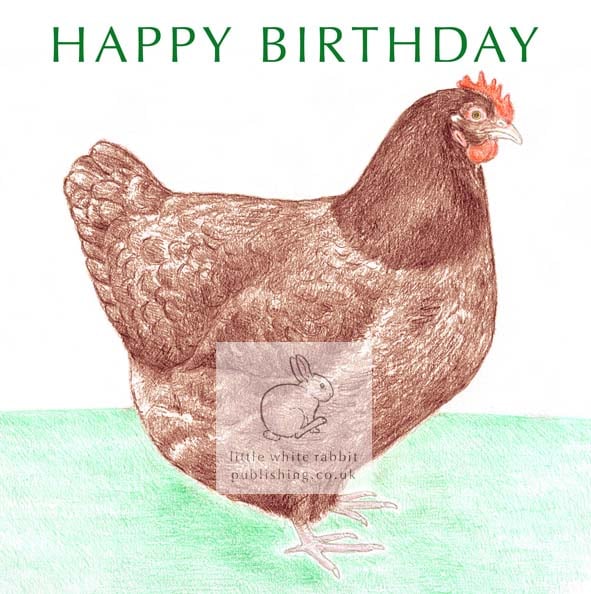 Hen - Birthday Card