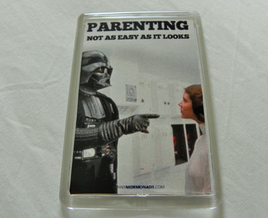 Darth Vader Star Wars Parenting Advice Fridge Magnet for New Parents
