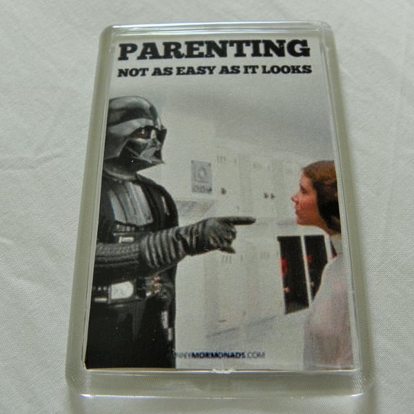 Darth Vader Star Wars Parenting Advice Fridge Magnet for New Parents