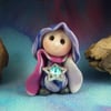 Spring Sale ... Tiny Stargazer Gnome 'Clara' with jewelled star OOAK Sculpt 