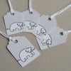 polar bear christmas gift tags