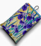 Iris Book Sleeve – Japanese Cotton Book Protector with Coconut Button - Image 5