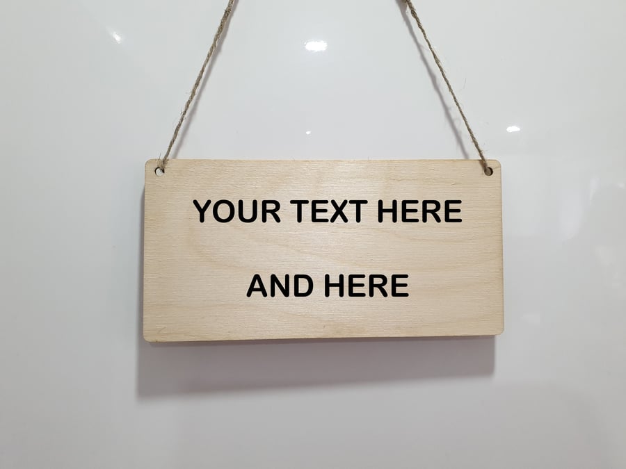 Personalised Hanging Sign Established Plaque Mr and Mrs Sign Indoor Outdoor 