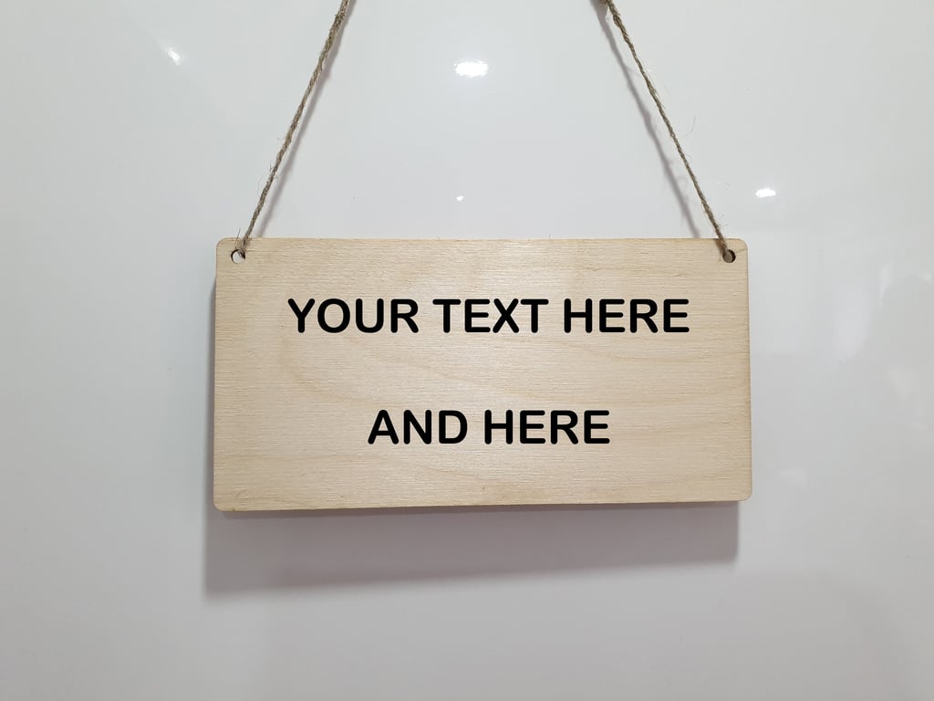 Personalised Hanging Sign Established Plaque Mr and Mrs Sign Indoor Outdoor 