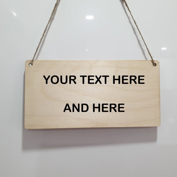 Personalised Hanging Sign Established Plaque Mr and Mrs Sign Indoor Outdoor 