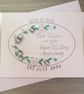 Personalised Handmade Silver Wedding Anniversary Card - 25th Keepsake - Image 3