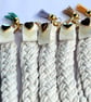 Deluxe Keychain or Handbag fob. Macrame handmade