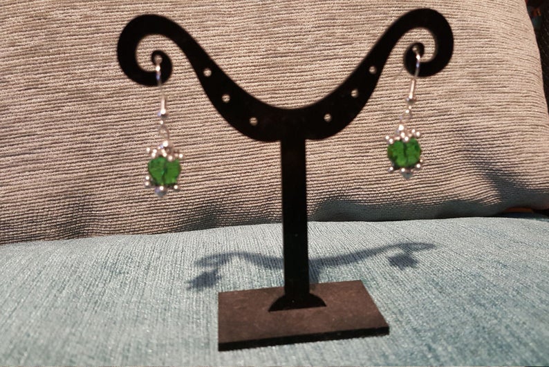 Rondelle Snowflake Earrings