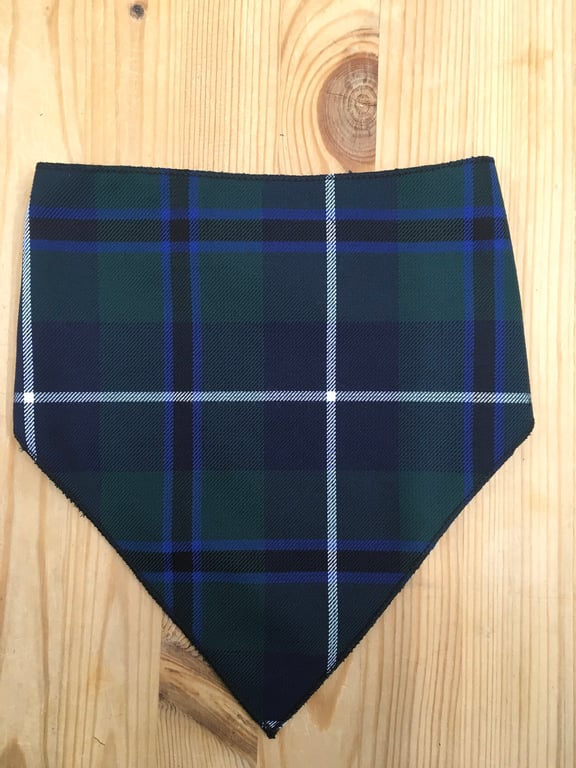 Douglas Tartan Bandana Bib, babies
