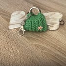 Small bag, key, ear buds, coins holder