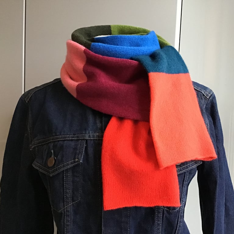 Lambswool Scarf - Merino Lambswool Multicolour