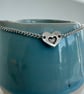 Delicate sterling silver heart bracelet - elegant but strong - adjustable length - Image 5