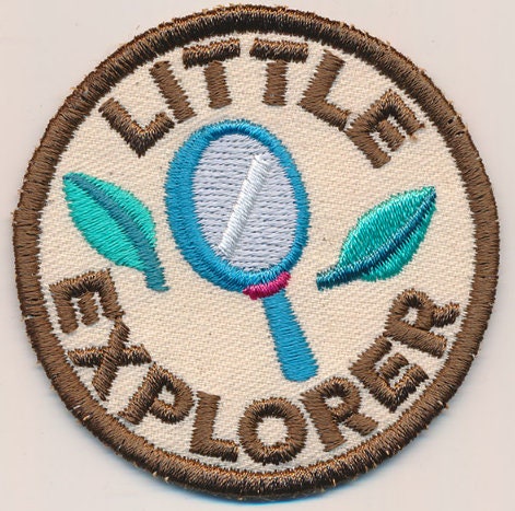 Little Explorer Embroidered patch for jackets,sweatshirts bags & more