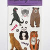 Temporary Tattoos, Animal Designs:  T Rex, Bear, Tiger, Panda and more!