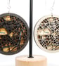 London Map Statement Earrings Laser Cut City Jewellery Layered Wood and Sterling - Image 5