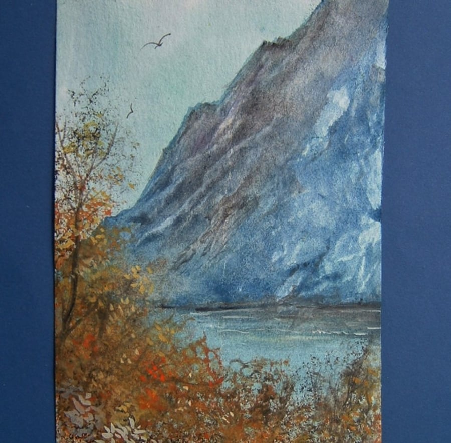 watercolour art painting landscape ( ref 640)