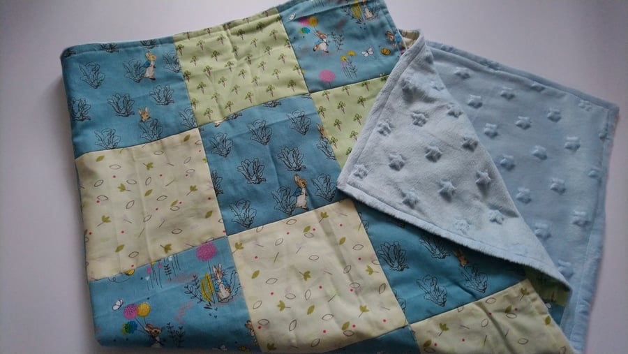 Peter Rabbit Handmade Patchwork Blanket