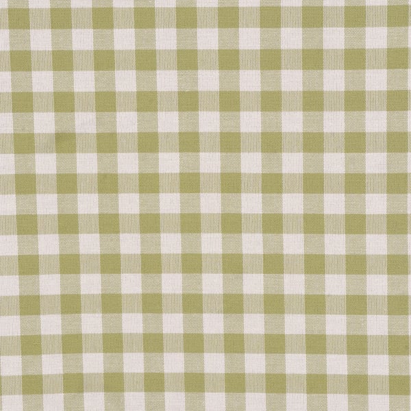  Green Gingham Tablecloths. 200 x 145cm OVAL