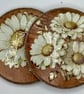 Set of 2 daisy coasters  - Image 3