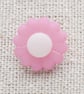 Pink Daisy flower buttons for knitting and crochet 15mm