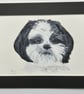 Original portrait painting of a Shih Tzu dog 5x7" pet portrait - Image 2